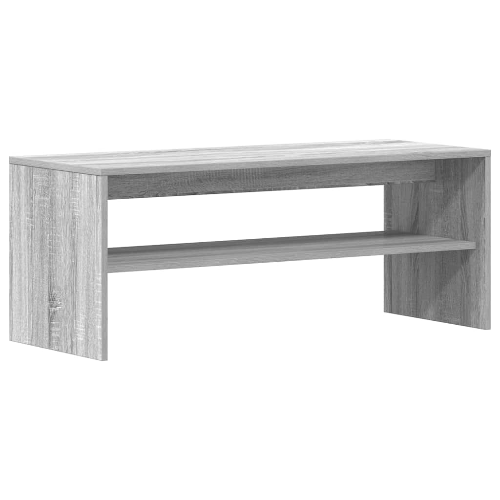 szürke sonoma színű szerelt fa TV-szekrény 100 x 40 x 40 cm