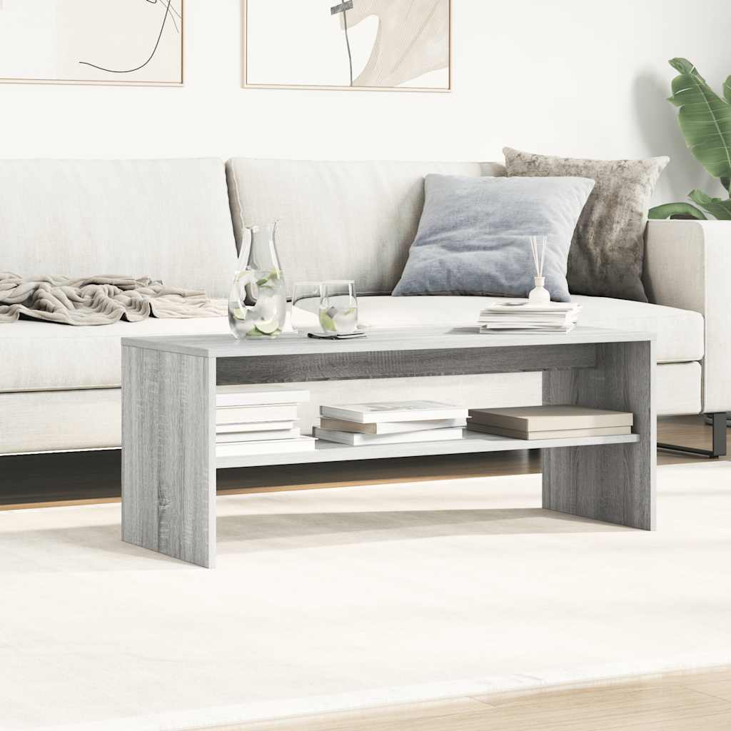 szürke sonoma színű szerelt fa TV-szekrény 100 x 40 x 40 cm