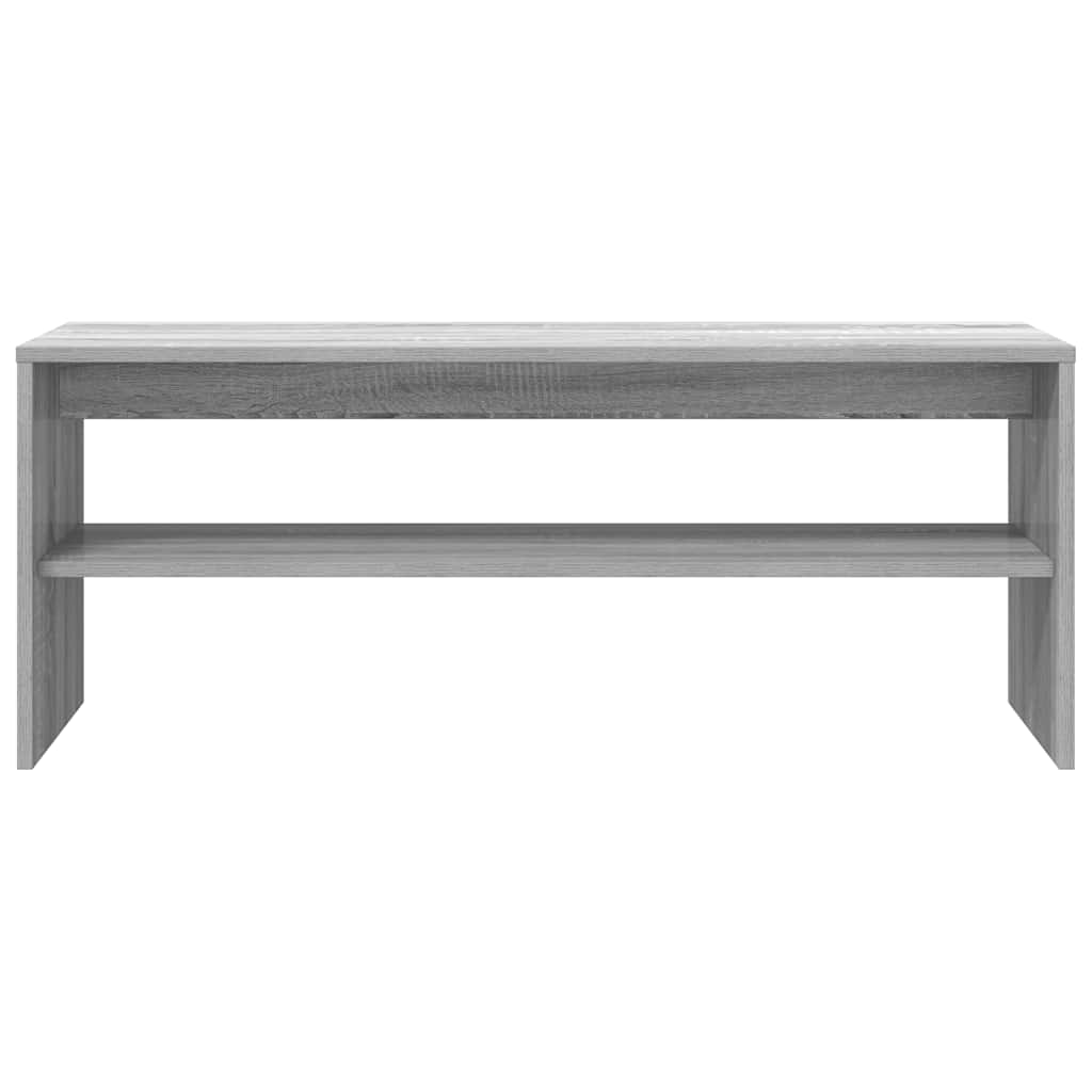 szürke sonoma színű szerelt fa TV-szekrény 100 x 40 x 40 cm