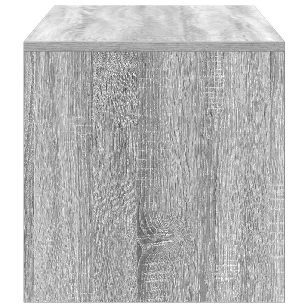 szürke sonoma színű szerelt fa TV-szekrény 100 x 40 x 40 cm