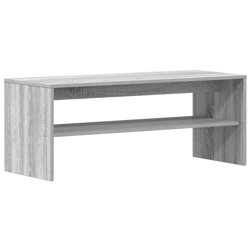 szürke sonoma színű szerelt fa TV-szekrény 100 x 40 x 40 cm