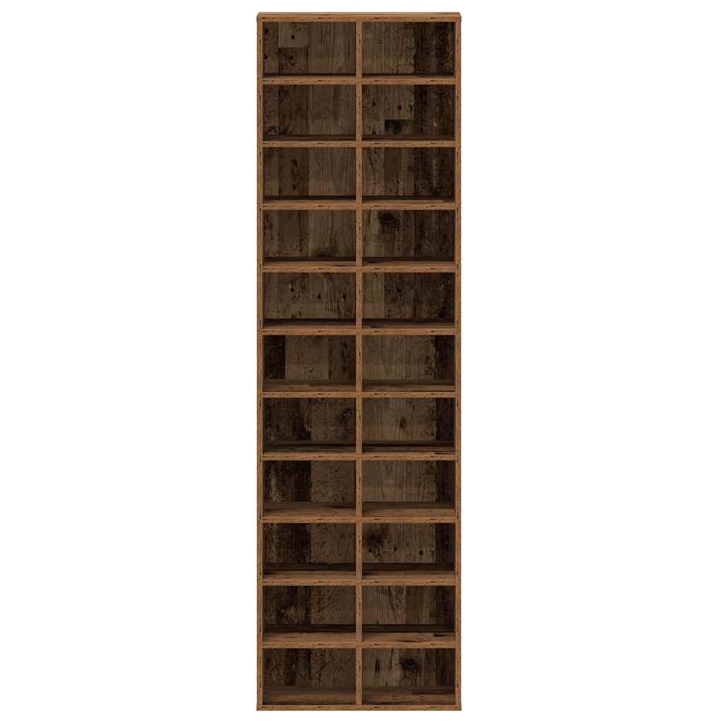 antik fa szerelt fa cipősszekrény 54 x 34 x 183 cm