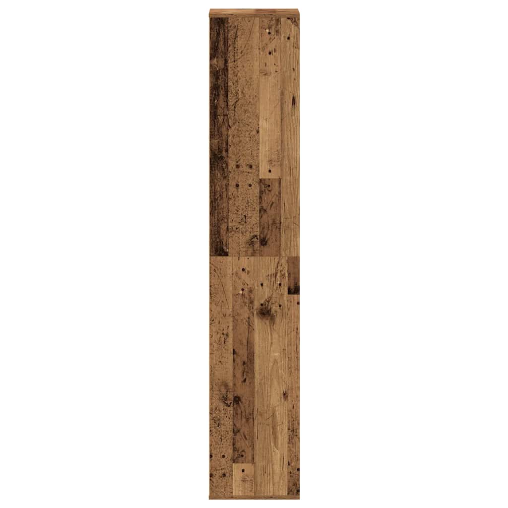 antik fa szerelt fa cipősszekrény 54 x 34 x 183 cm