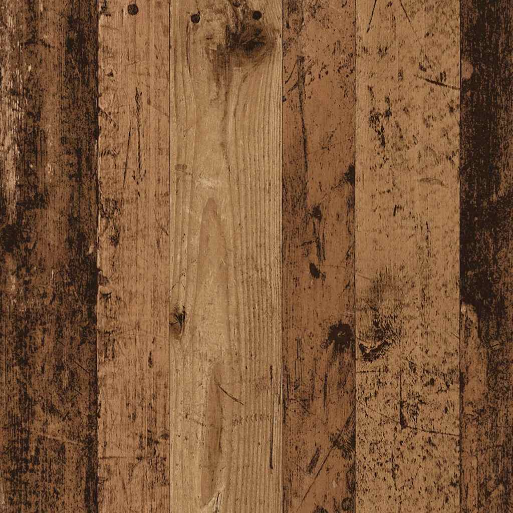 antik fa szerelt fa ágykeret matrac nélkül 90x200 cm