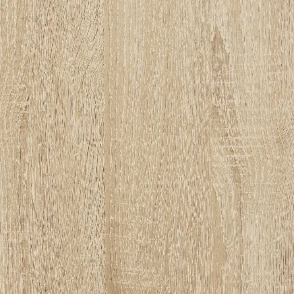 sonoma tölgyszínű szerelt fa ágykeret matrac nélkül 135 x 190cm