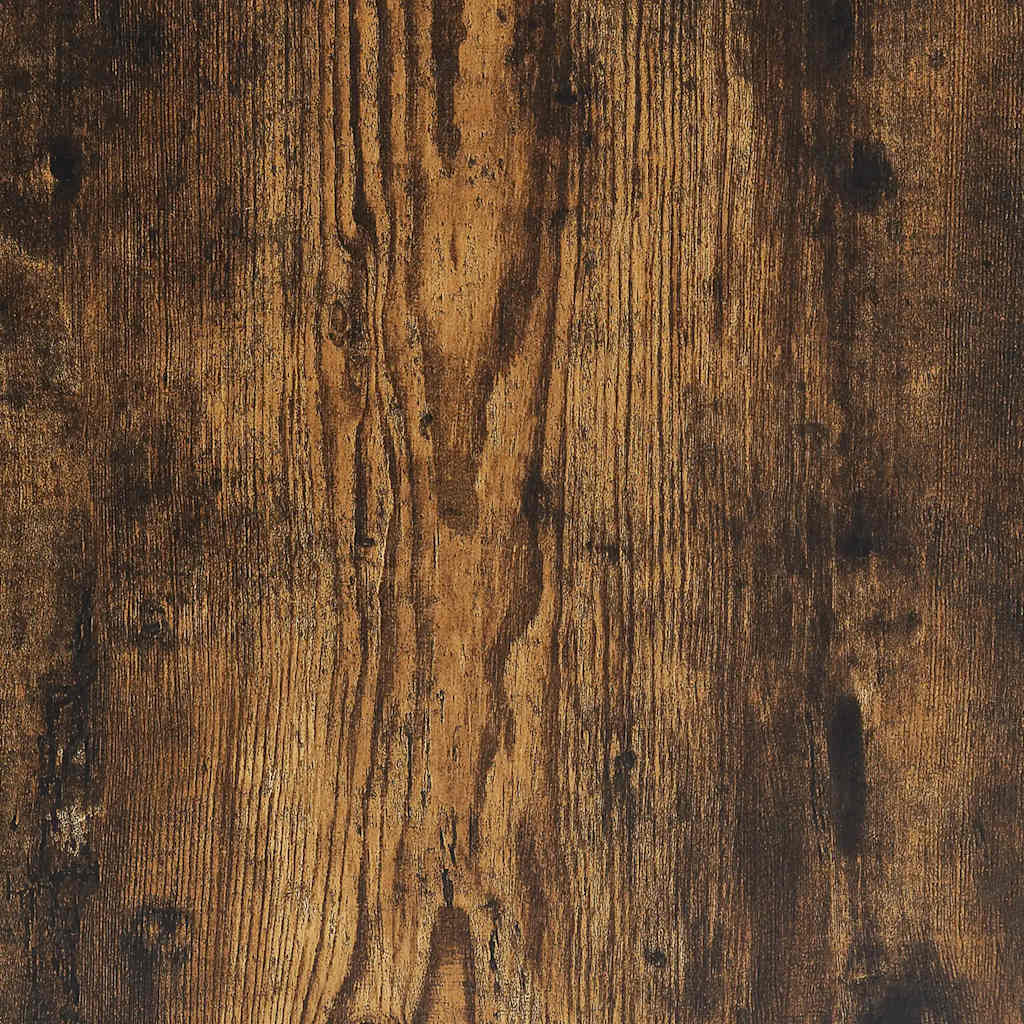 füstös tölgy színű szerelt fa ágykeret matrac nélkül 120x190 cm