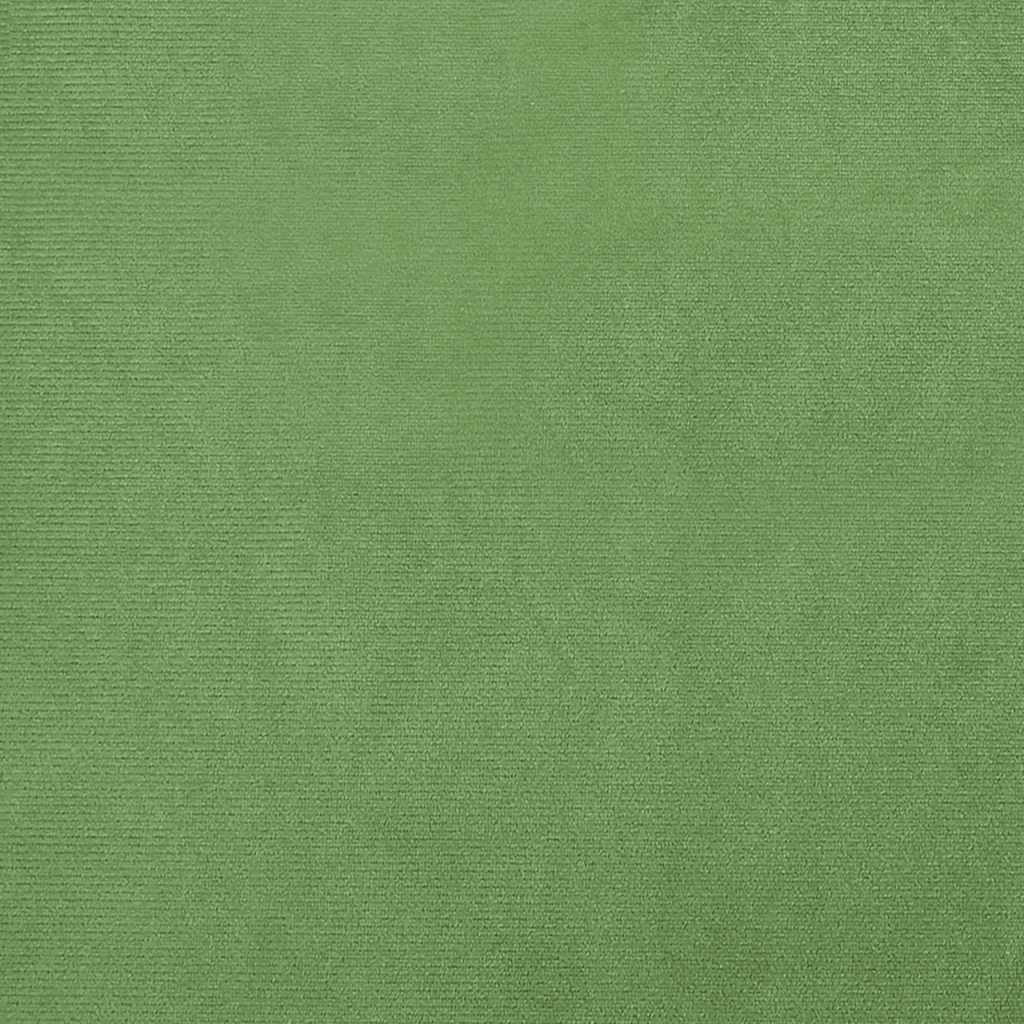 világoszöld bársony karfa nélküli kanapészék 55 cm