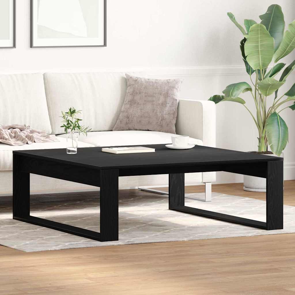 Dohányzóasztal Musta tammi 100 x 100 x 35 cm Faanyag