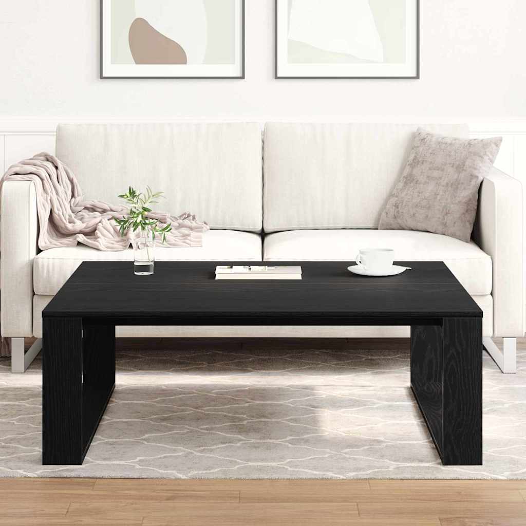 Dohányzóasztal Musta tammi 100 x 100 x 35 cm Faanyag