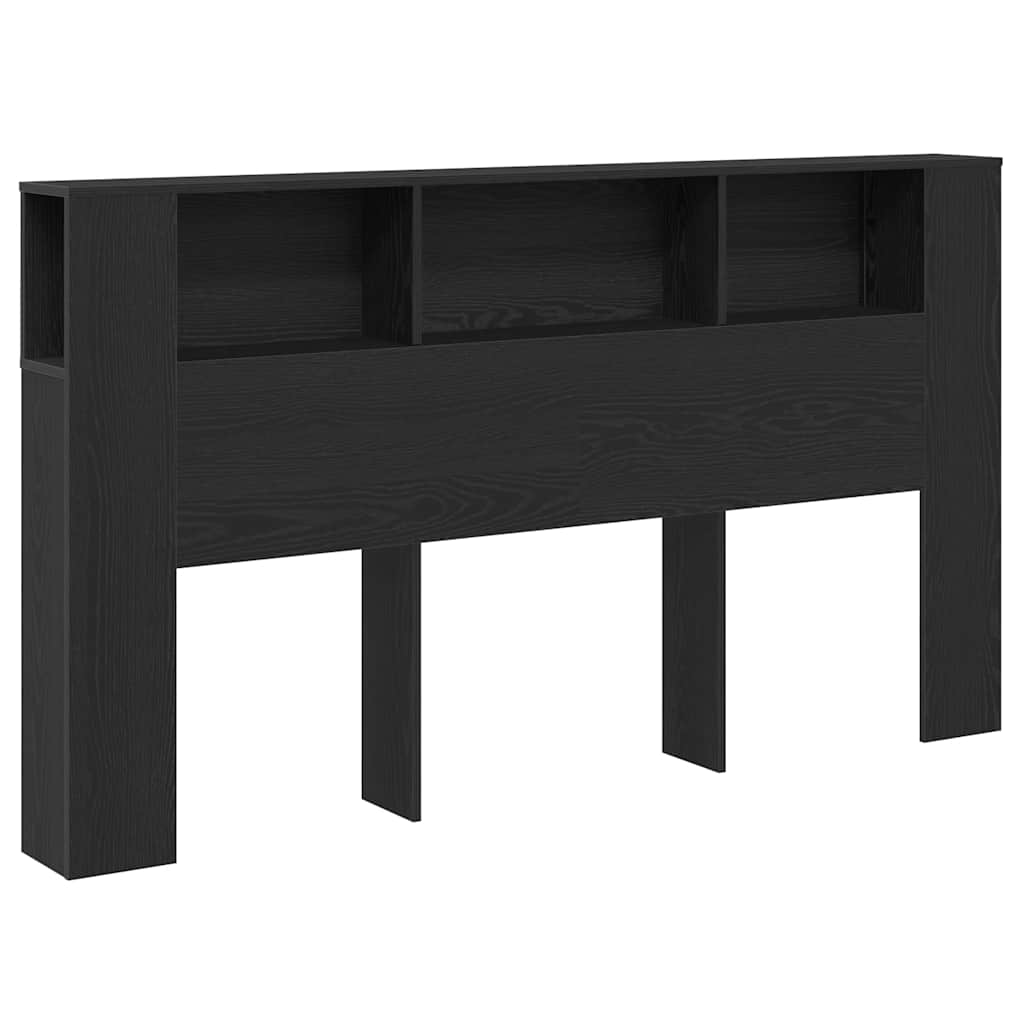 Fejhajtó szekrény Musta tammi 180 x 18.5 x 102.5 cm Faanyag