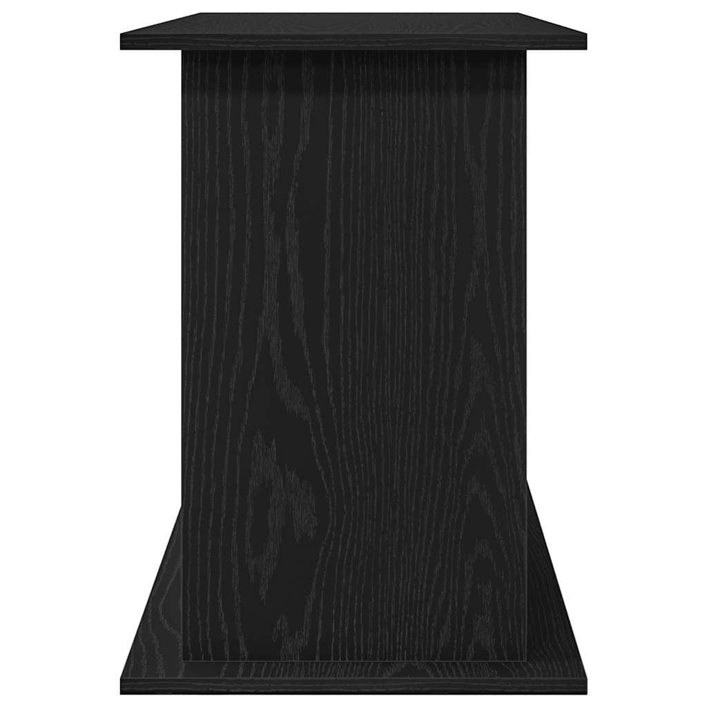 fekete tölgyfa akváriumállvány 101 x 41 x 58 cm