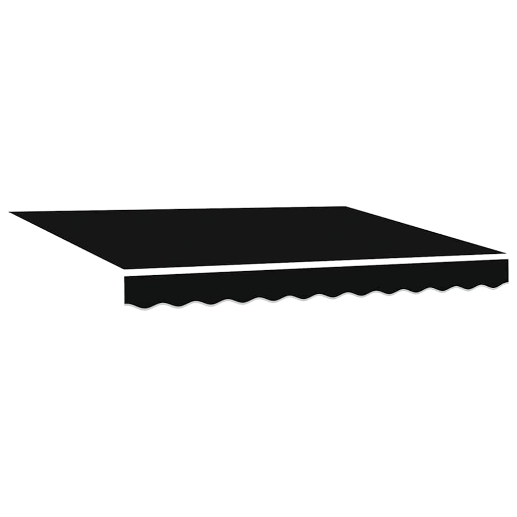 Napellenző ponyva Fekete 300 x 250 cm Vászon