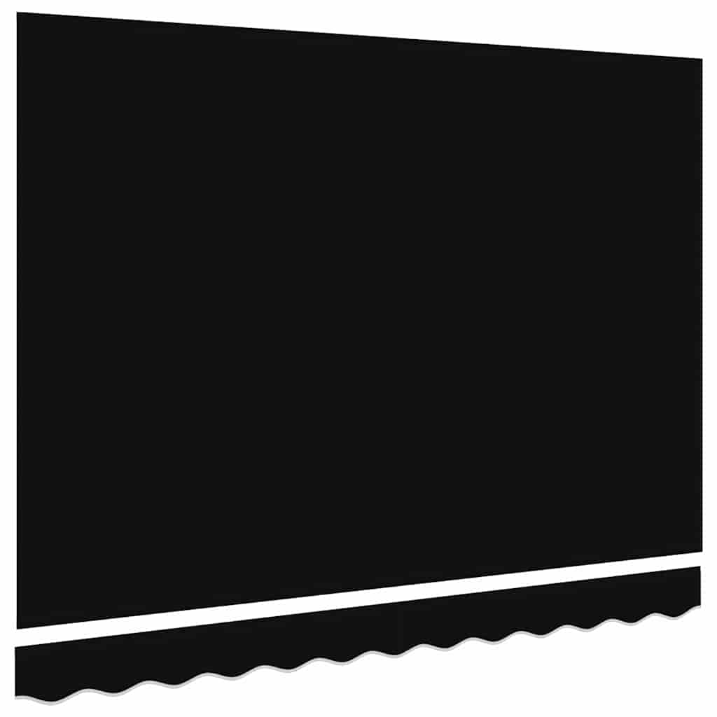 Napellenző ponyva Fekete 300 x 250 cm Vászon