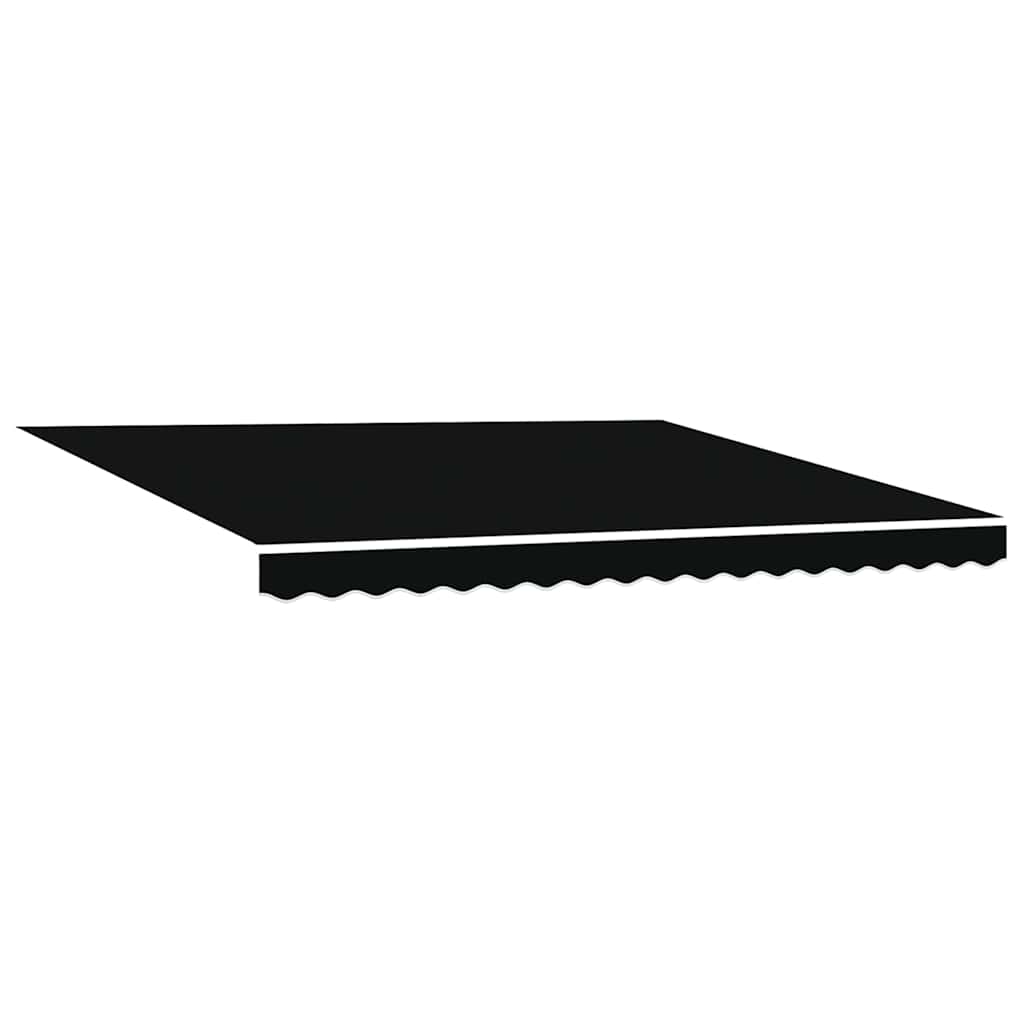 Napellenző ponyva Fekete 400 × 300 cm Vászon
