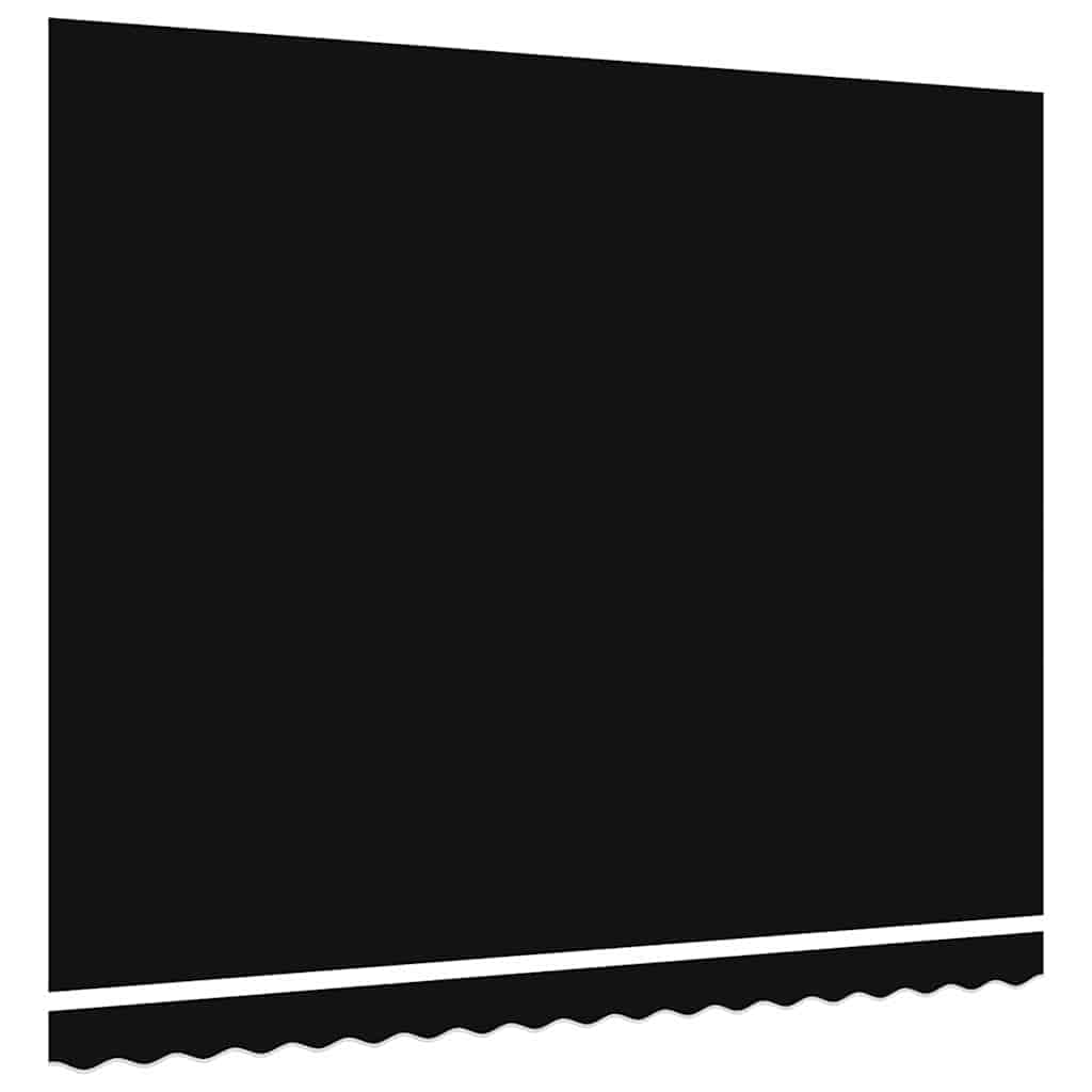Napellenző ponyva Fekete 400 × 300 cm Vászon