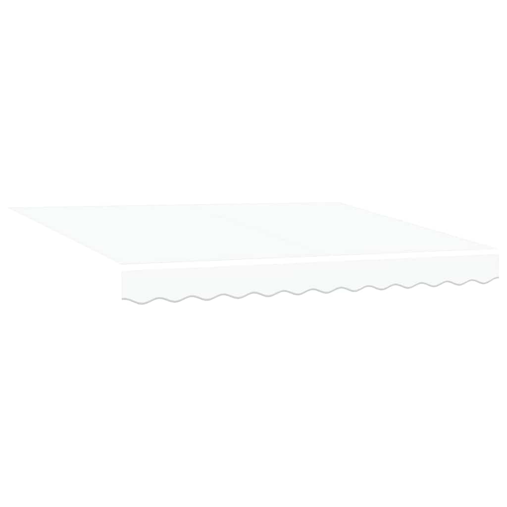 Napellenző ponyva Fehér 350 x 250 cm Vászon