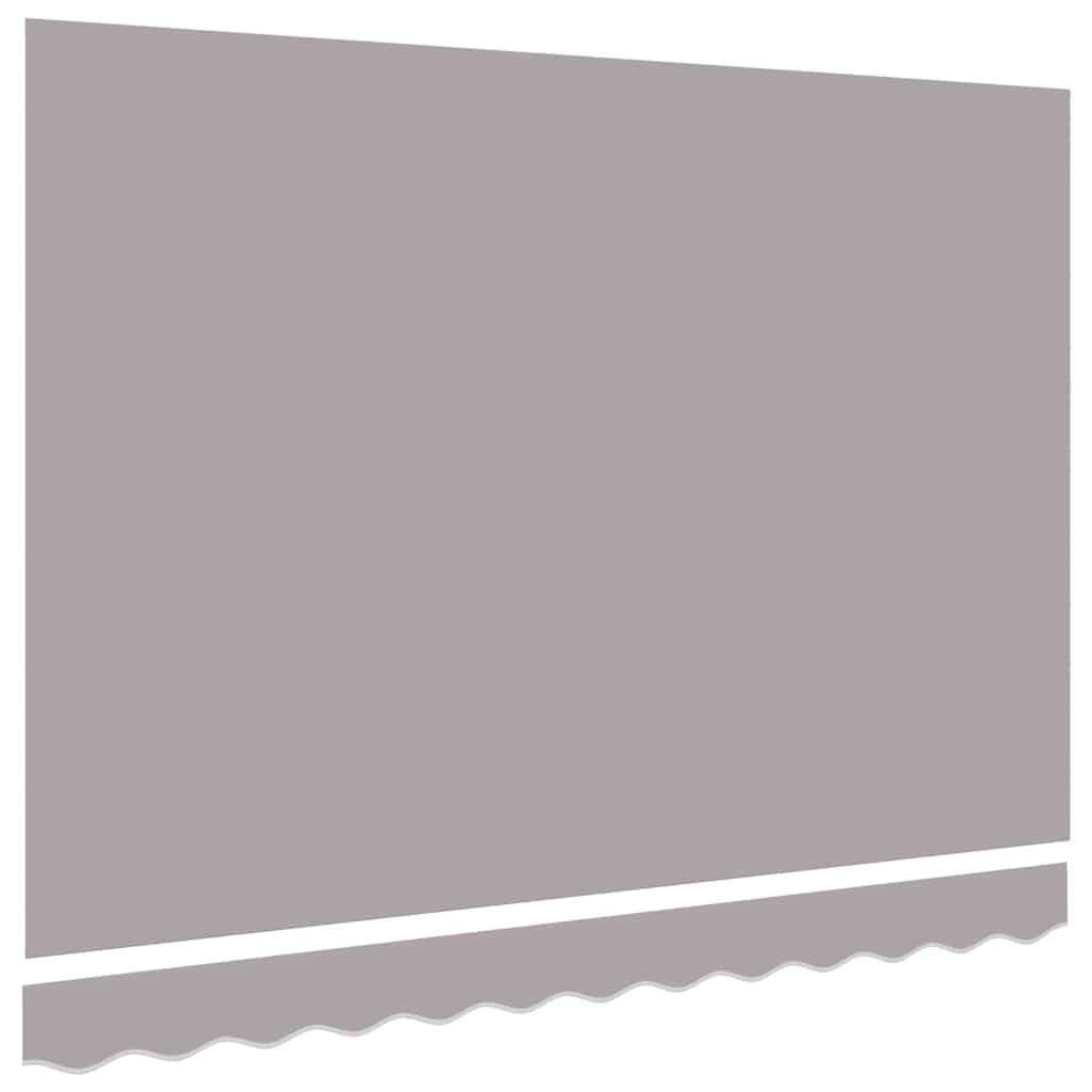 Napellenző ponyva Világosszürke 300 x 250 cm Vászon