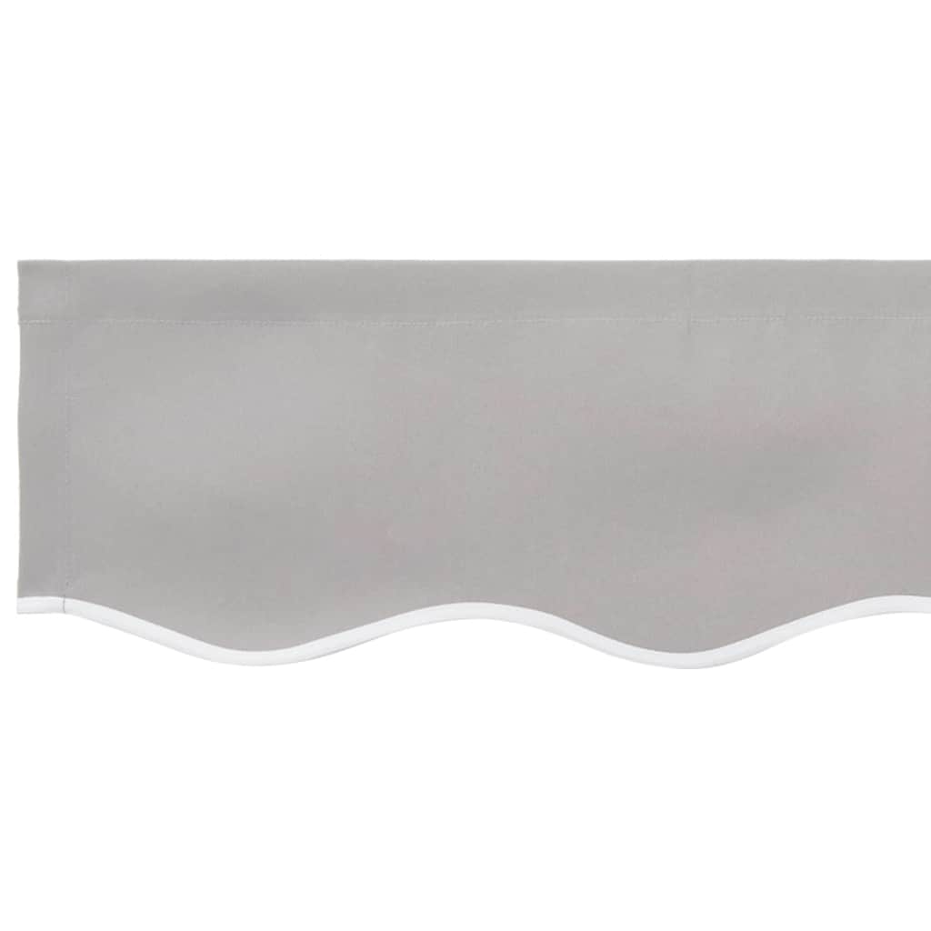 Napellenző ponyva Világosszürke 350 x 250 cm Vászon