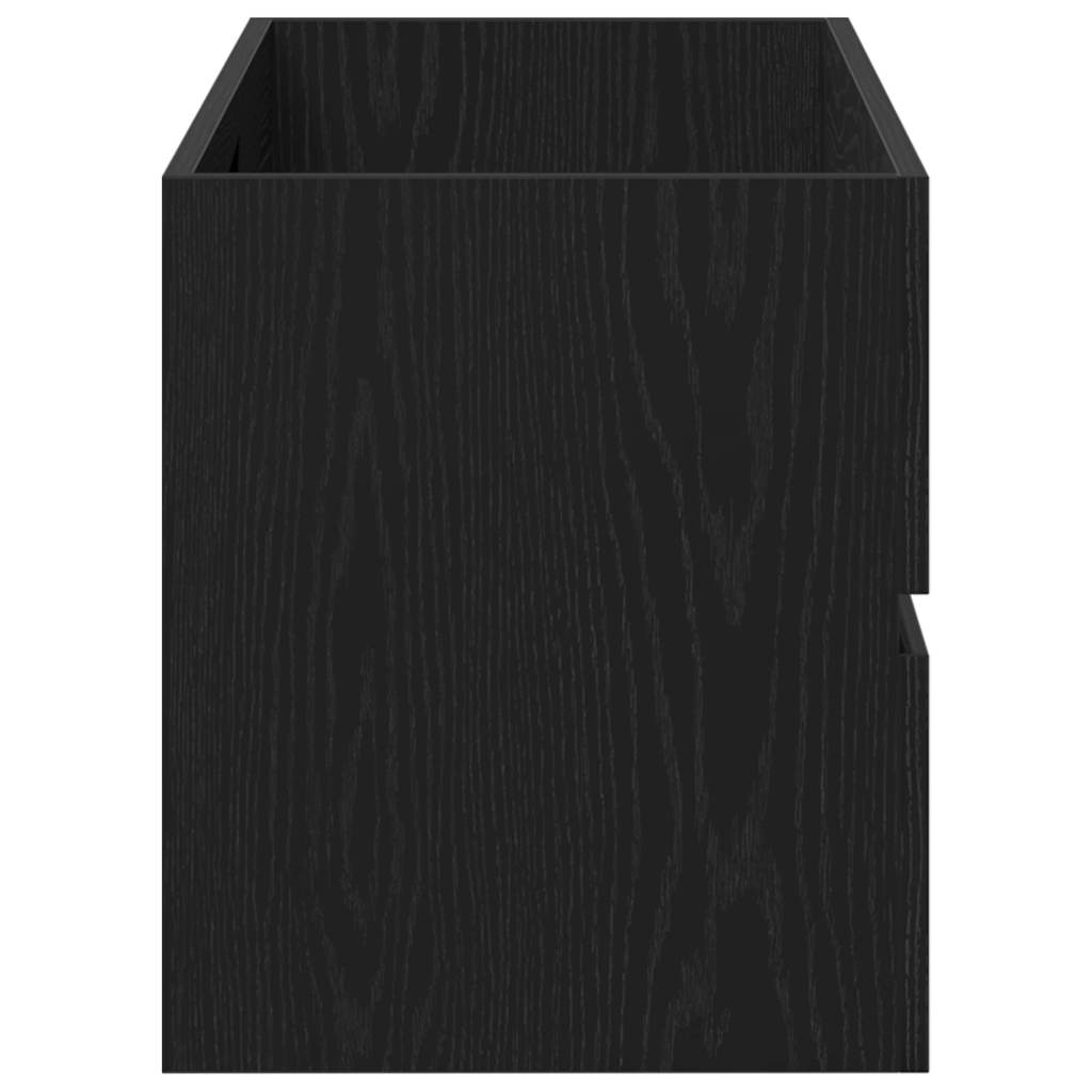 fekete tölgy forgácslap mosdószekrény 100 x 38,5 x 45 cm