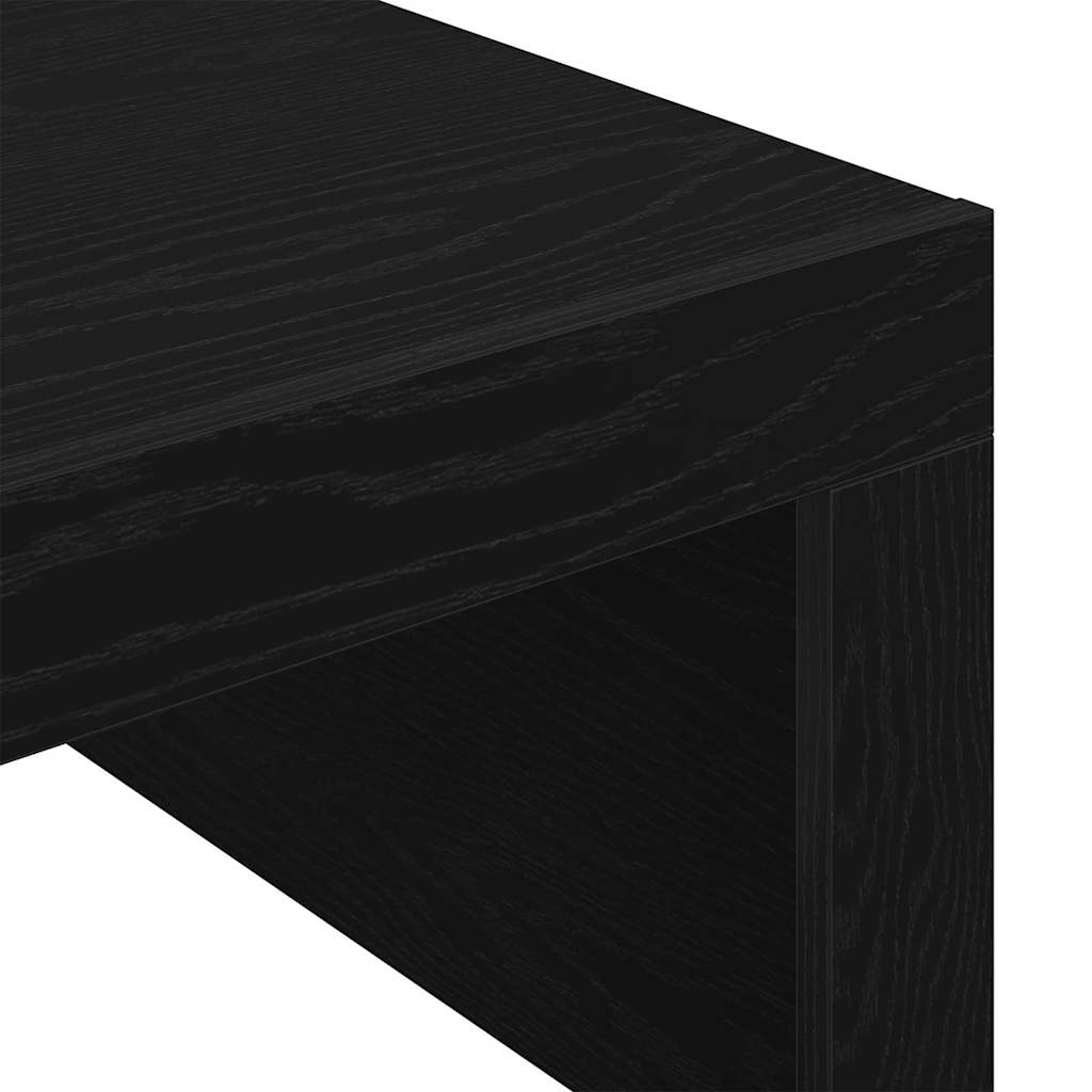 Dohányzóasztal Musta tammi 100 x 100 x 35 cm Faanyag