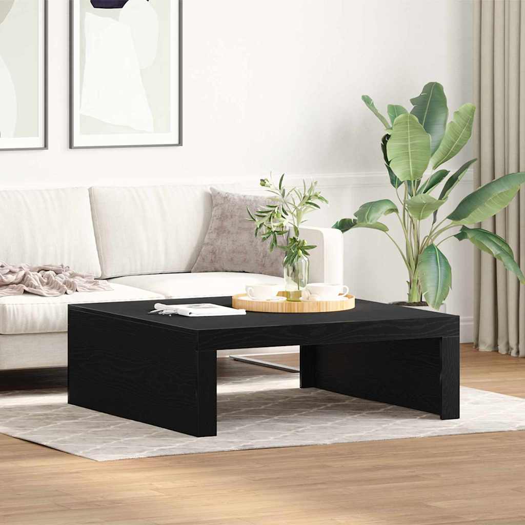 Dohányzóasztal Musta tammi 100 x 100 x 35 cm Faanyag