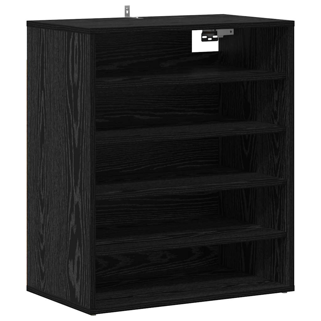 Cipősszekrény polcokkal Musta tammi 60 x 35 x 70 cm Faanyag