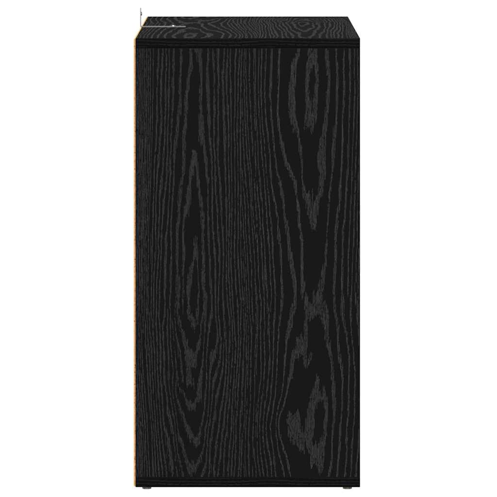 Cipősszekrény polcokkal Musta tammi 60 x 35 x 70 cm Faanyag