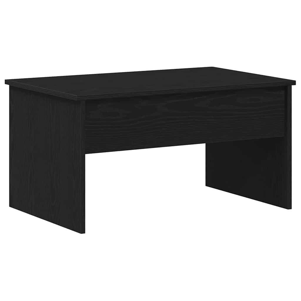 Dohányzóasztal Fekete tölgy 80 x 50.5 x 41.5 cm Faanyag