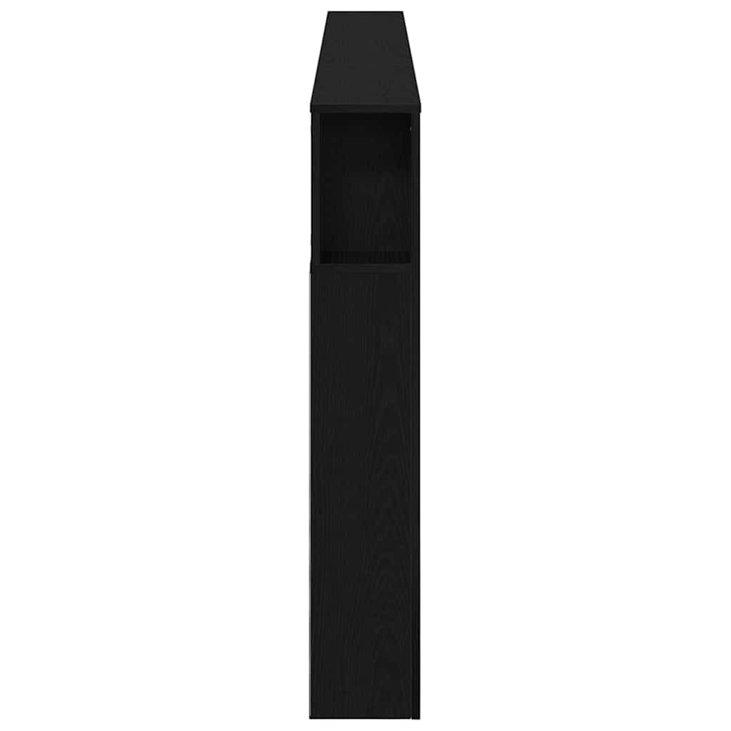 LED ágytámla Musta tammi 220 x 18.5 x 103.5 cm Faanyag
