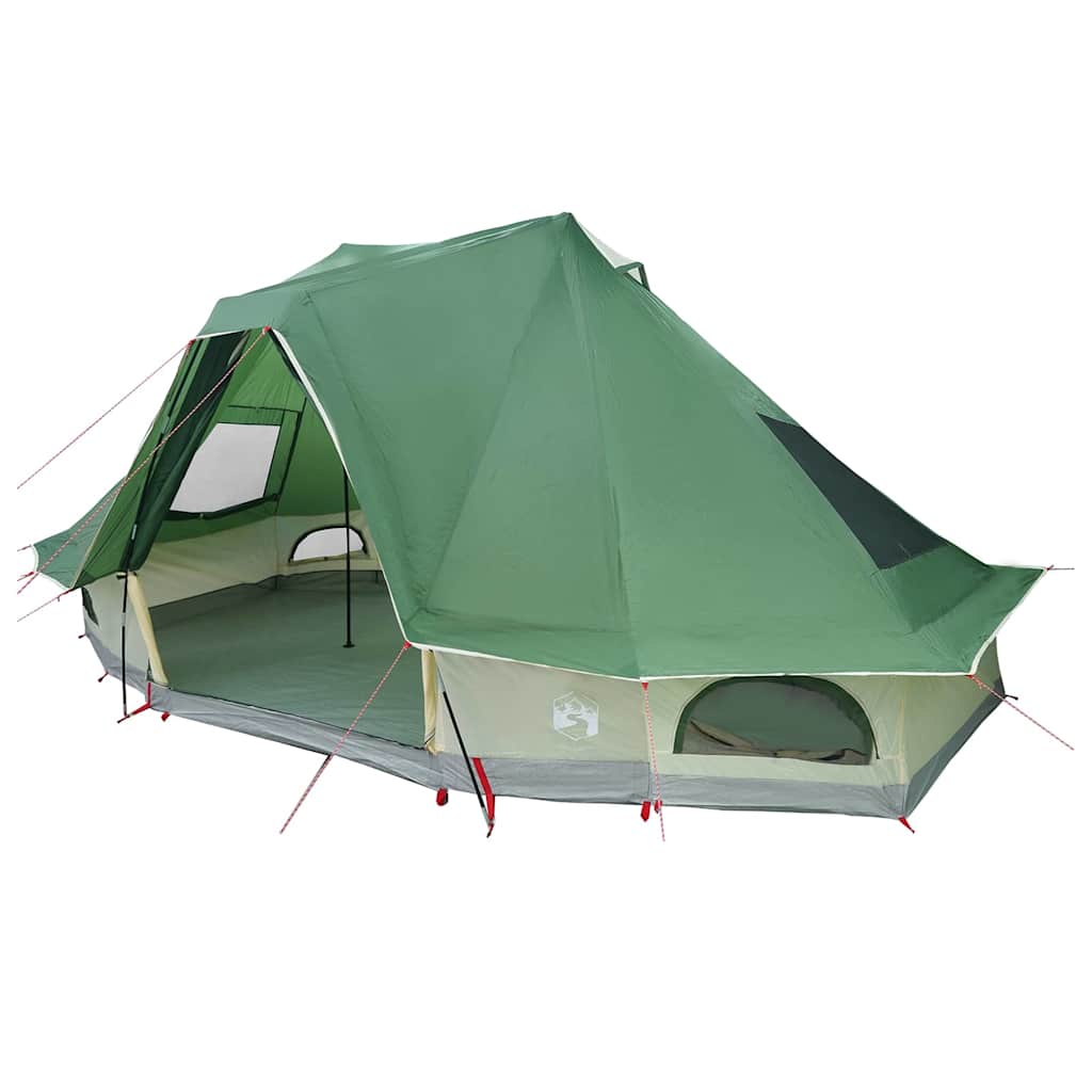 Családi Tipi sátor tetővel Zöld 466 x 310 x 240 cm