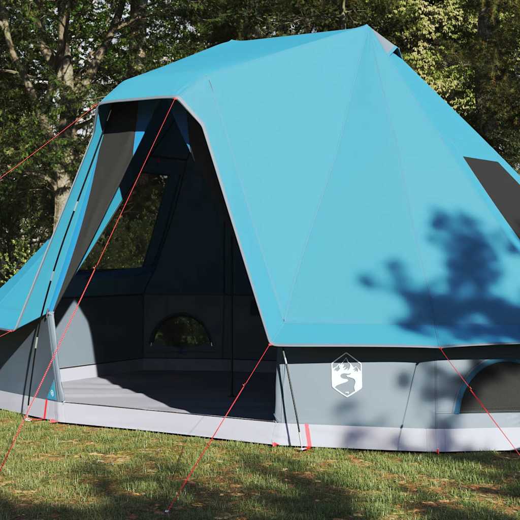 Családi Tipi sátor tetővel Kék 466 x 310 x 240 cm
