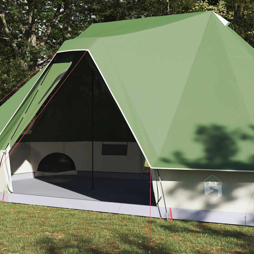 Családi Tipi sátor tetővel Zöld 680 x 430 x 270 cm