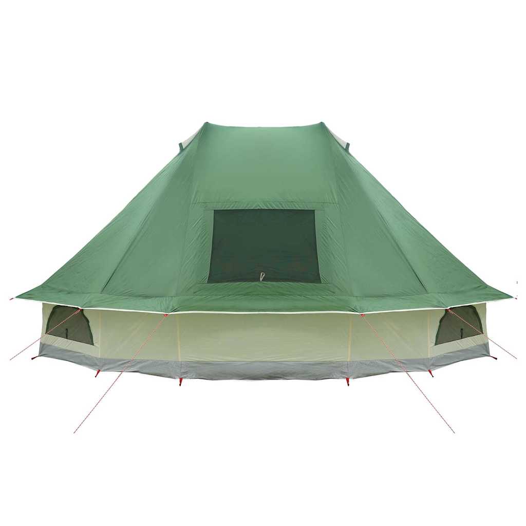 Családi Tipi sátor tetővel Zöld 680 x 430 x 270 cm