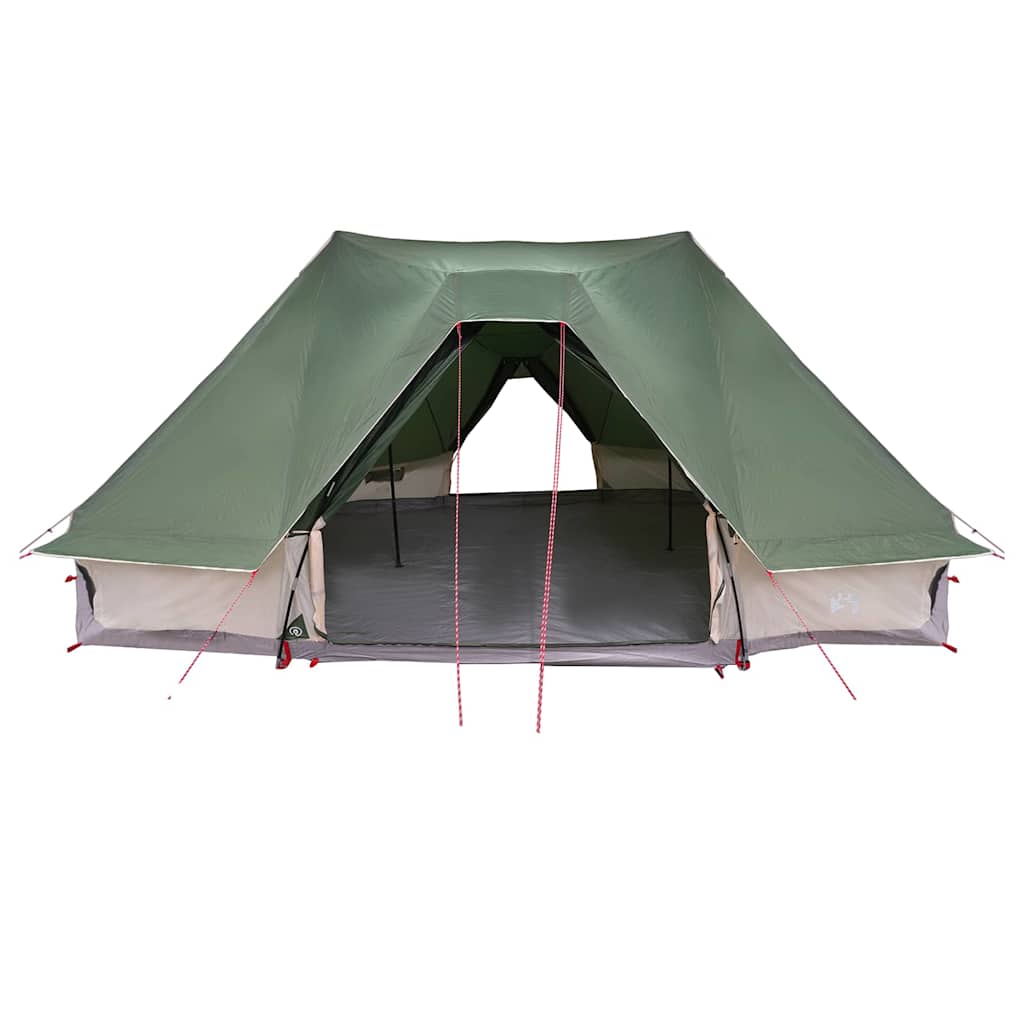 Családi Tipi sátor tetővel Zöld 680 x 430 x 270 cm