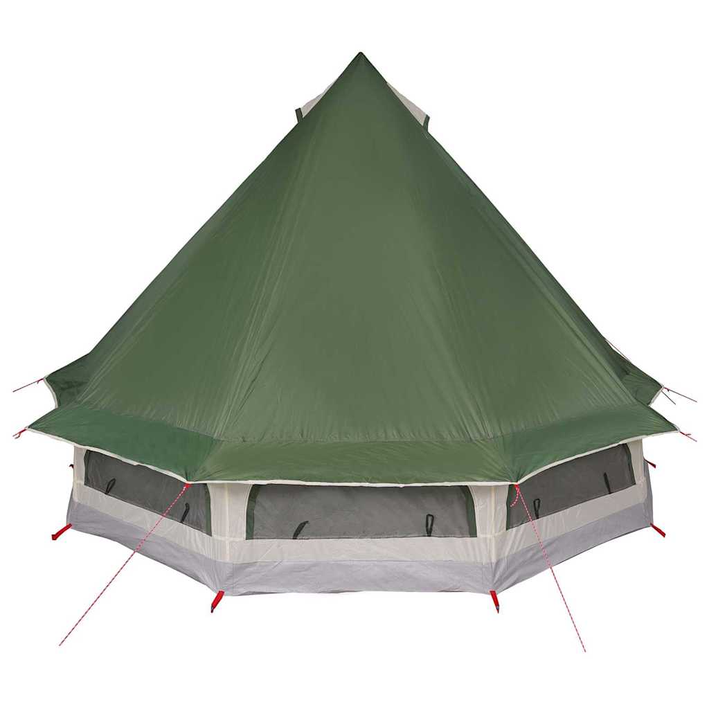 Családi Tipi sátor tetővel Zöld 404 x 370 x 270 cm