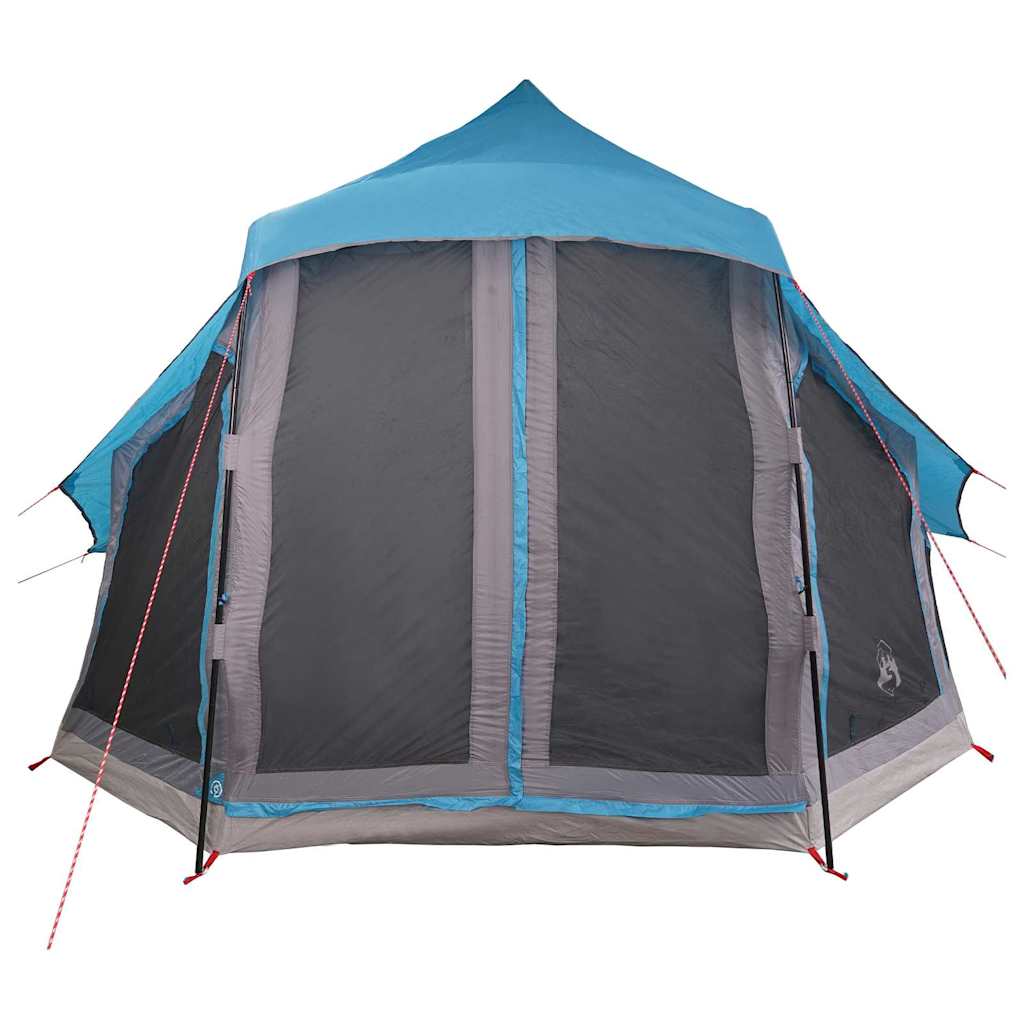 Családi Tipi sátor tetővel Kék 404 x 370 x 270 cm
