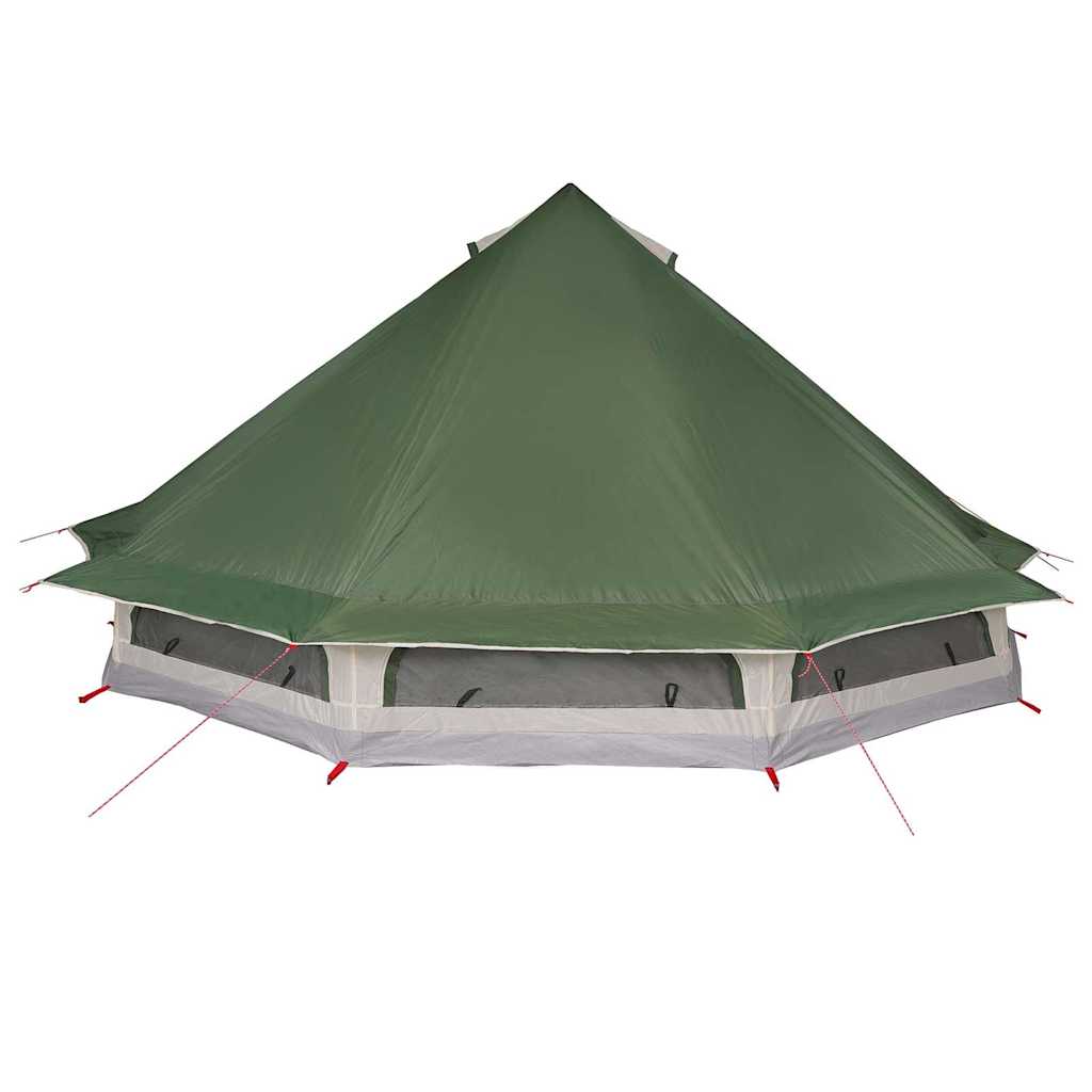 Családi Tipi sátor tetővel Zöld 508 x 470 x 300 cm
