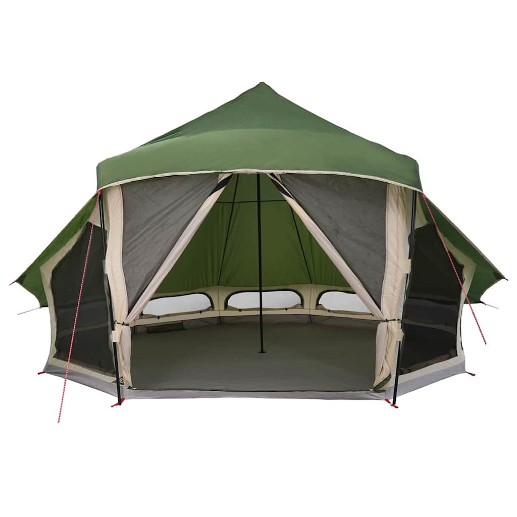 Családi Tipi sátor tetővel Zöld 508 x 470 x 300 cm