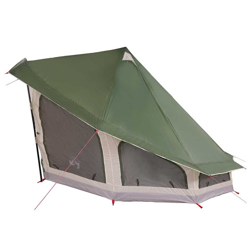 Családi Tipi sátor tetővel Zöld 508 x 470 x 300 cm