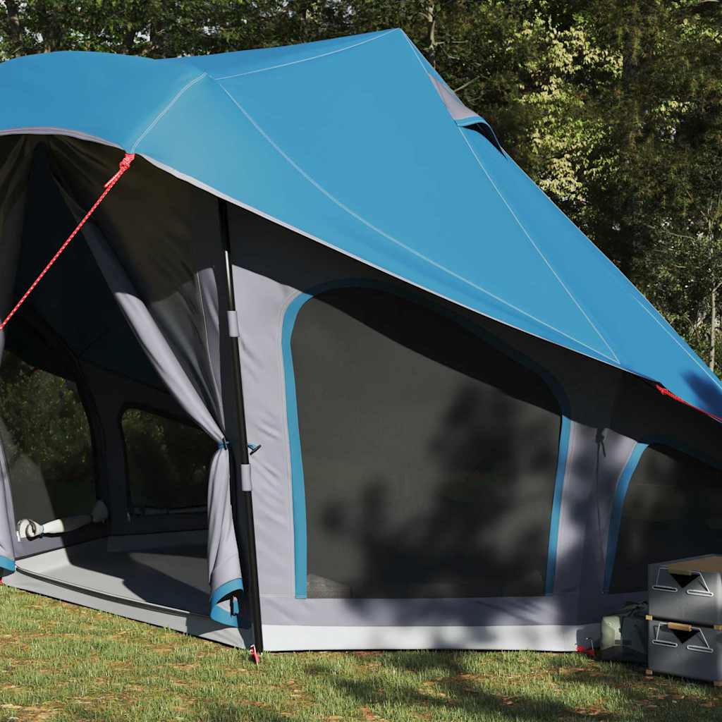 Családi Tipi sátor tetővel Kék és Szürke 508 x 470 x 300 cm