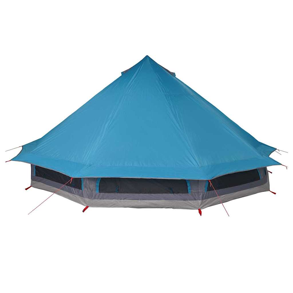 Családi Tipi sátor tetővel Kék és Szürke 508 x 470 x 300 cm