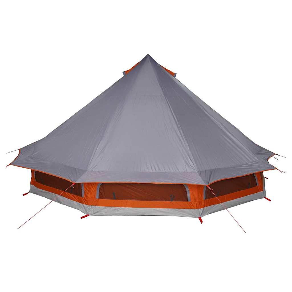 Családi Tipi sátor tetővel Szürke és narancs 508 x 470 x 300 cm
