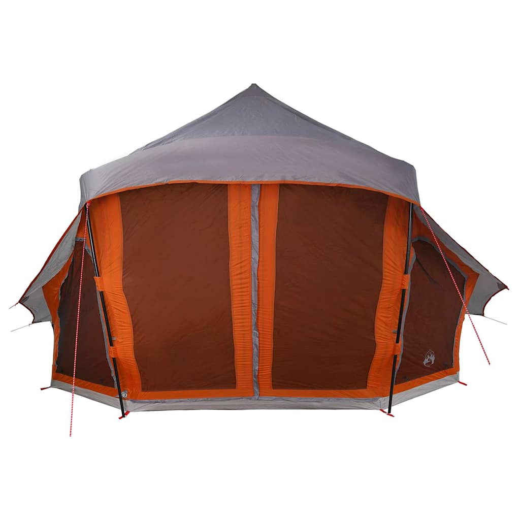 Családi Tipi sátor tetővel Szürke és narancs 508 x 470 x 300 cm