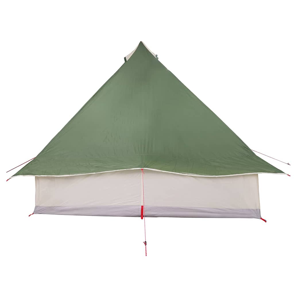 Családi Tipi sátor tetővel Zöld és Barna 358 x 296 x 258 cm