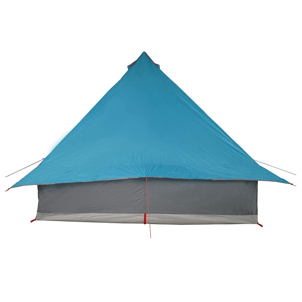 Családi Tipi sátor tetővel Kék és Szürke 358 x 296 x 258 cm