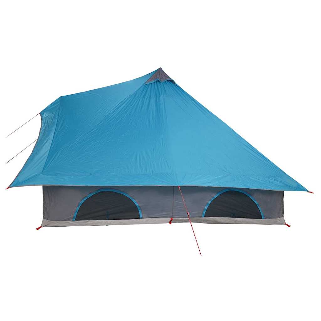 Családi Tipi sátor tetővel Kék és Szürke 358 x 296 x 258 cm
