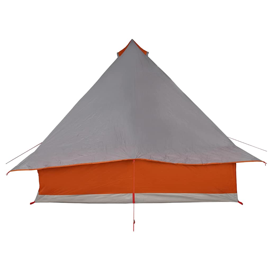 Családi Tipi sátor tetővel Szürke és narancs 358 x 296 x 258 cm