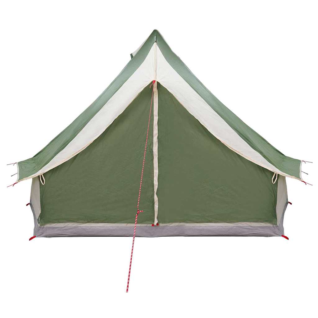 Családi Tipi sátor tetővel zöld és bézs 400 x 346 x 250 cm