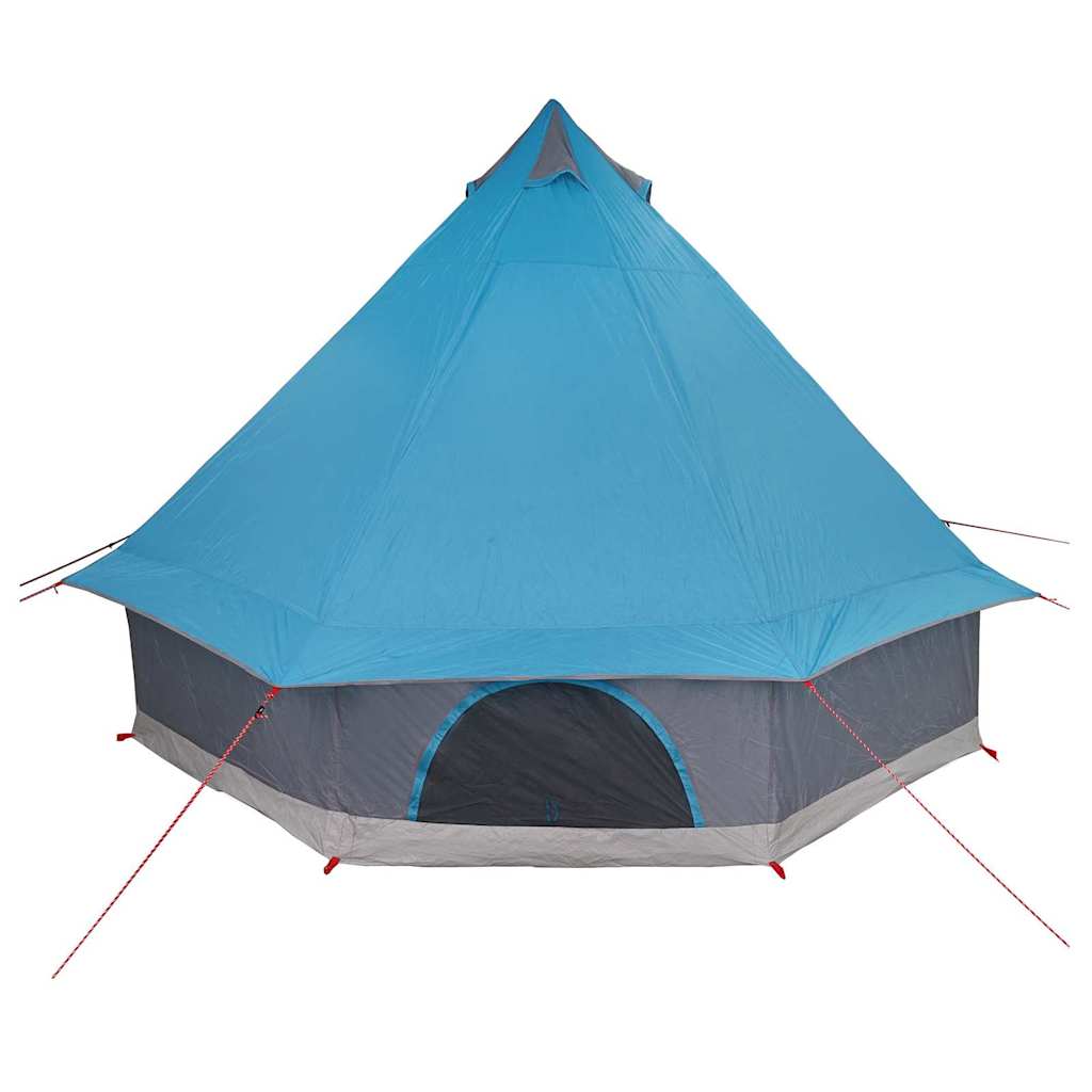 Családi Tipi sátor tetővel Kék és Szürke 400 x 346 x 250 cm