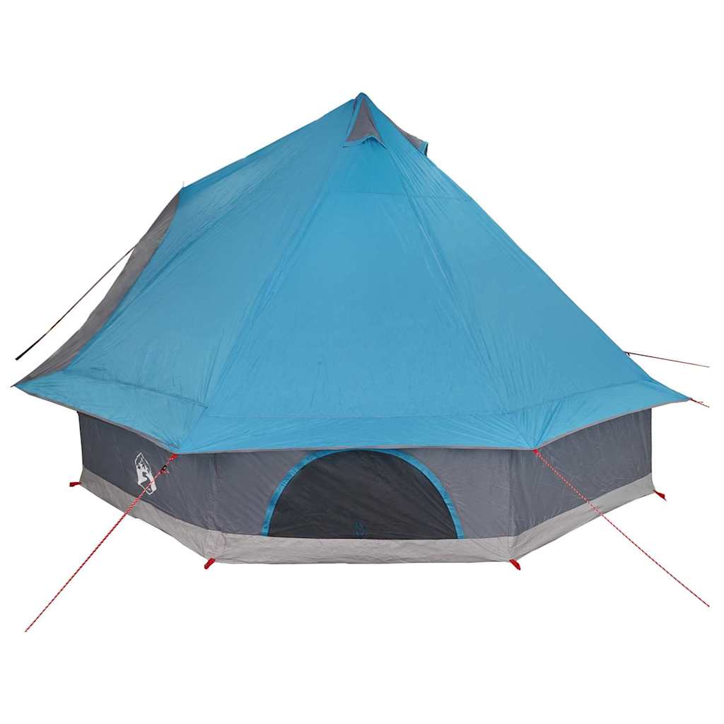 Családi Tipi sátor tetővel Kék és Szürke 400 x 346 x 250 cm